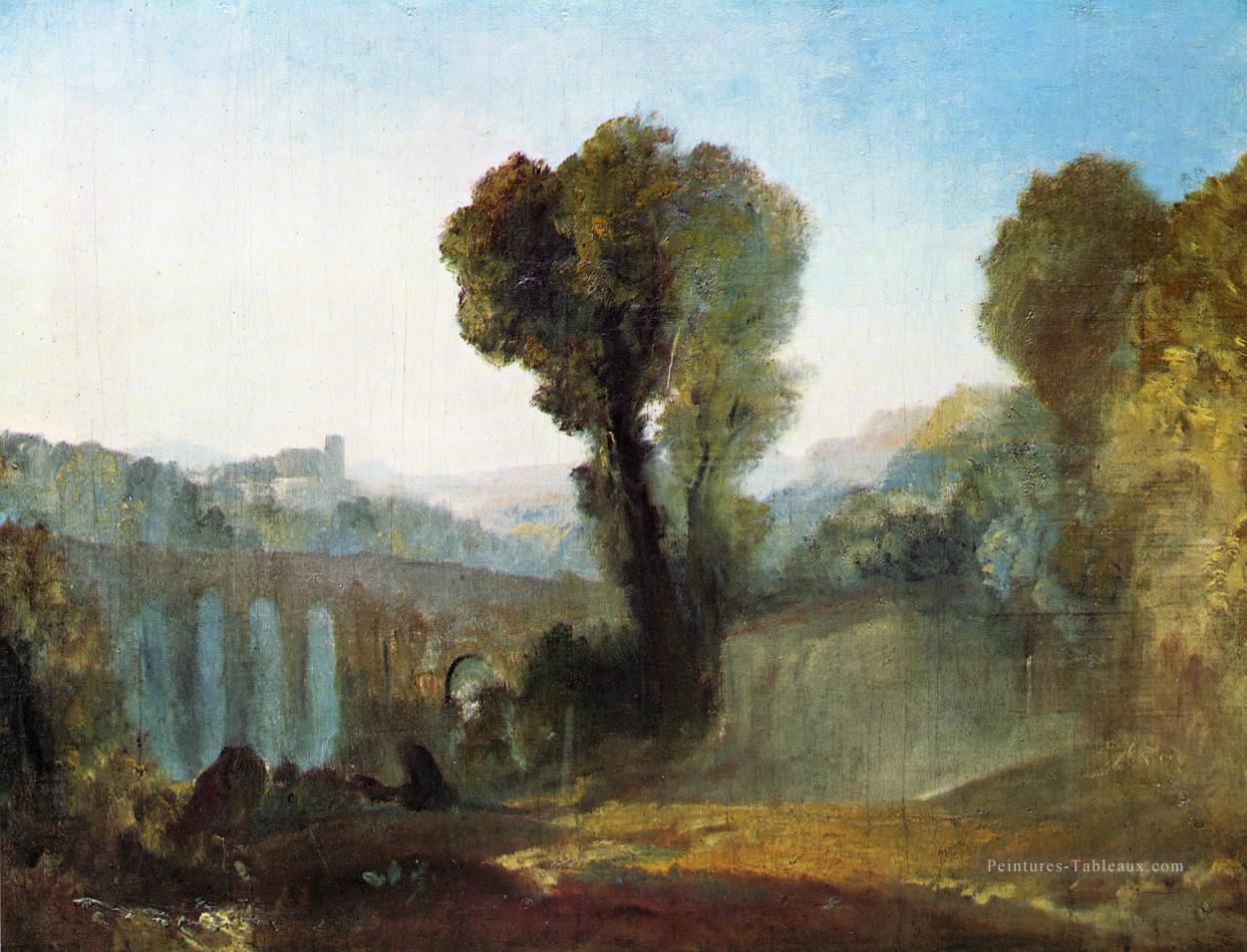 Ariccia Sunset paysage romantique Joseph Mallord William Turner Peintures à l'huile